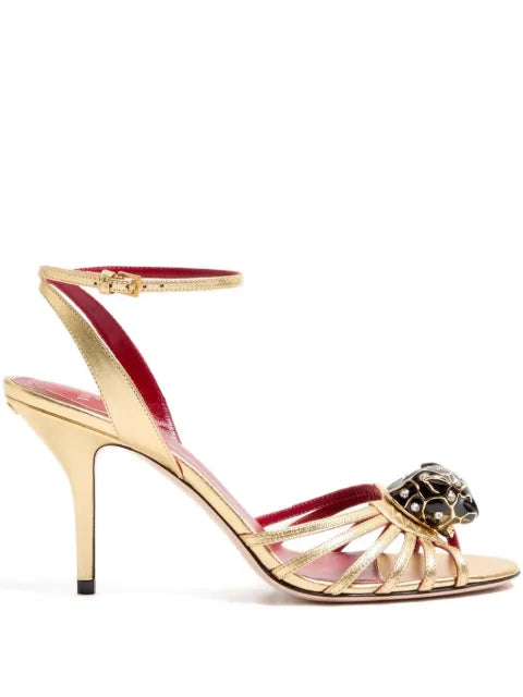 Valentino Garavani Panthea feline-head strap sandals