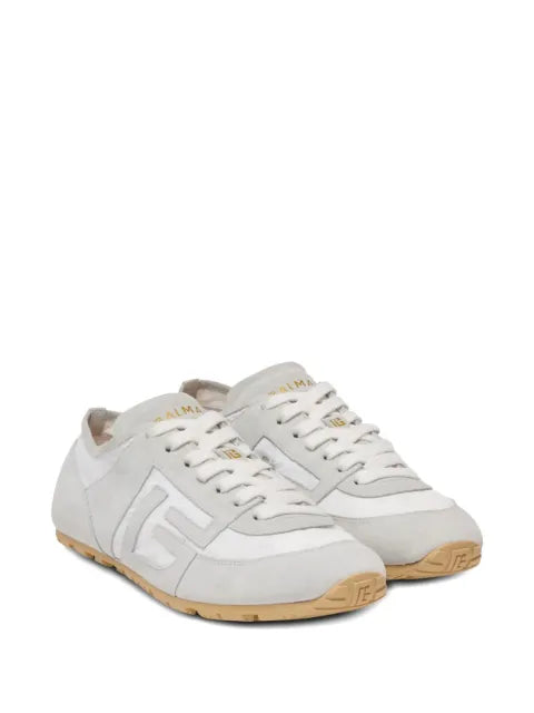 Balmain Racer 45 trainers in lambskin and nylon