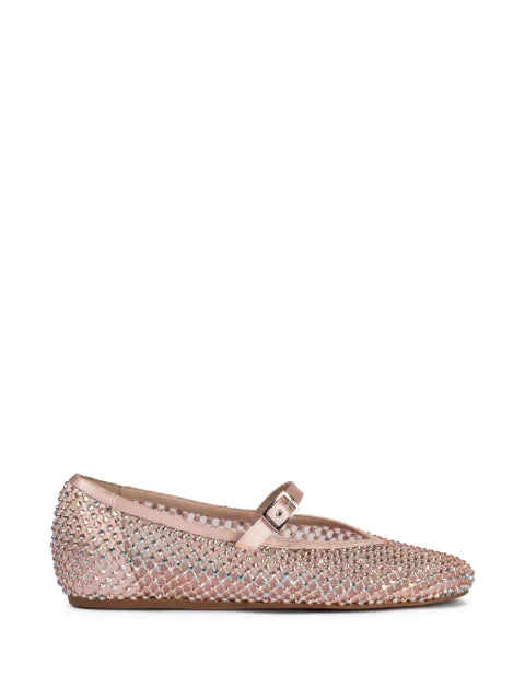Le Silla Gilda crystals-embellished ballerina shoes
