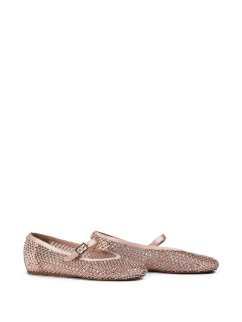 Le Silla Gilda crystals-embellished ballerina shoes