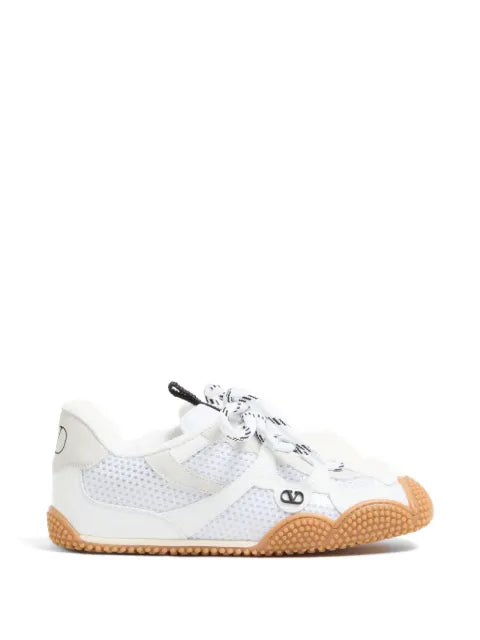 Valentino Garavani Amphibia sneaker in rubberized calfskin and split leather