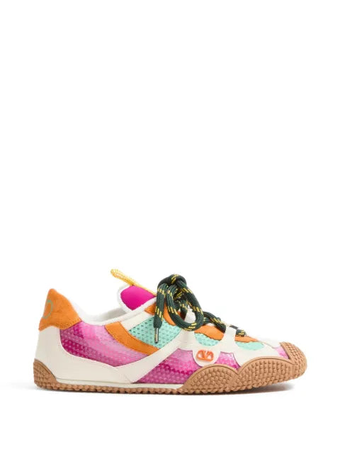 Valentino Garavani Amphibia sneaker in rubberised calfskin and split leather