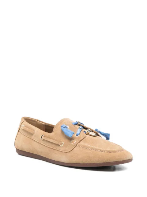 Maje suede boat shoes