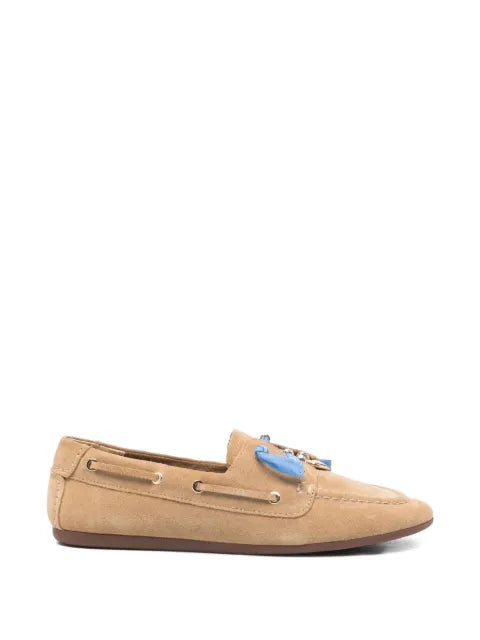 Maje suede boat shoes