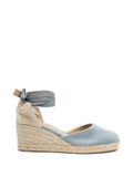 Castañer Carina tie-ankle canvas espadrilles