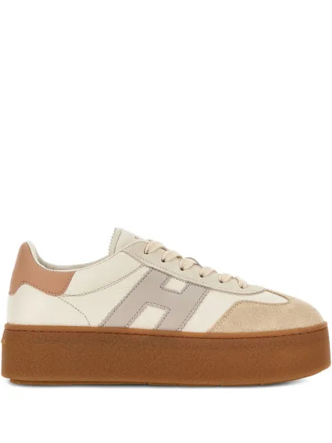 Hogan H698 leather platform sneakers