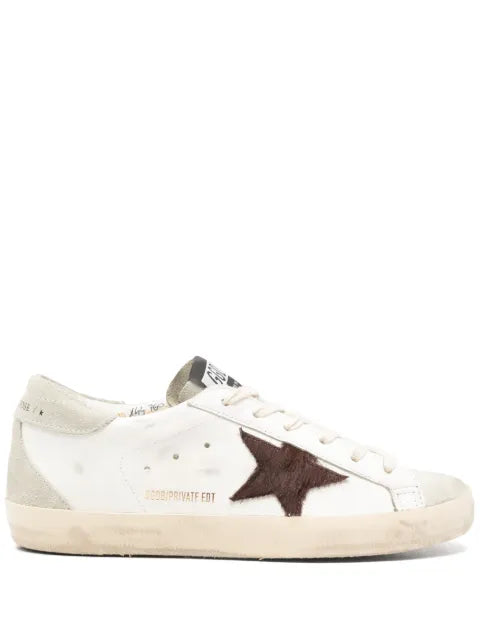 Golden Goose star appliqué sneakers