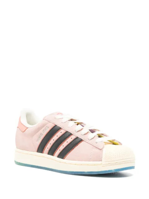 adidas Superstar stripes trainers