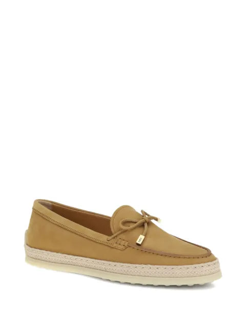Tod's bow-detail braided loafers
