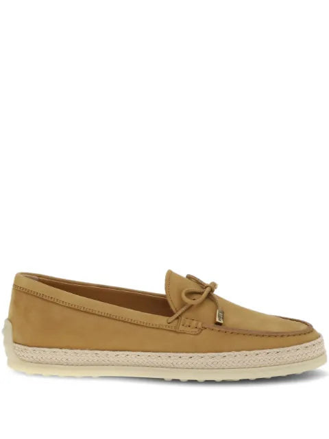 Tod's bow-detail braided loafers
