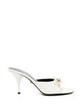 Versace 85mm Opera Bows patent-leather mules