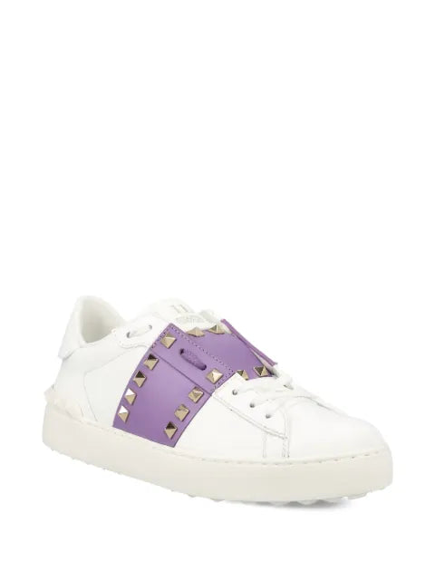 Valentino Garavani Rockstud embellished low-top sneakers