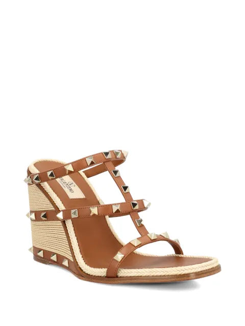 Valentino Garavani Rockstud wedge sandals