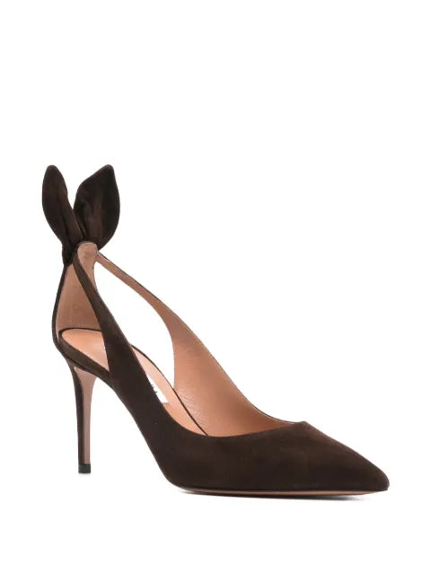 Aquazzura 85mm Bow Tie pumps