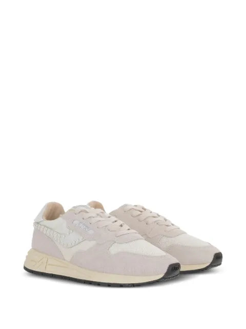 Autry Reelwind pearl-embellished sneakers