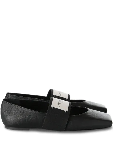 Givenchy Sliced Square elastic-strap ballet flats