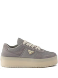 Prada Downtown bold Re-nylon and suede sneakers