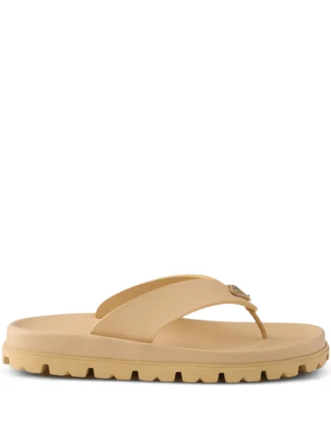 Prada rubber thong sandals