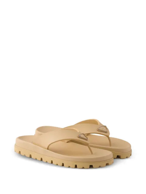 Prada rubber thong sandals