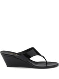 Prada patent leather thong sandals