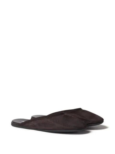 Miu Miu mesh fabric slippers