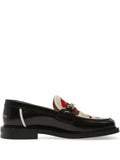 Filling Pieces embroidered chain loafers