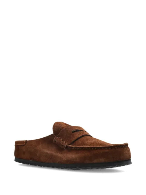 Birkenstock Naples Wrapped suede mules