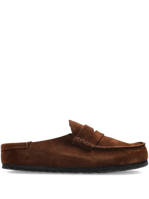 Birkenstock Naples Wrapped suede mules