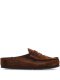 Birkenstock Naples Wrapped suede mules