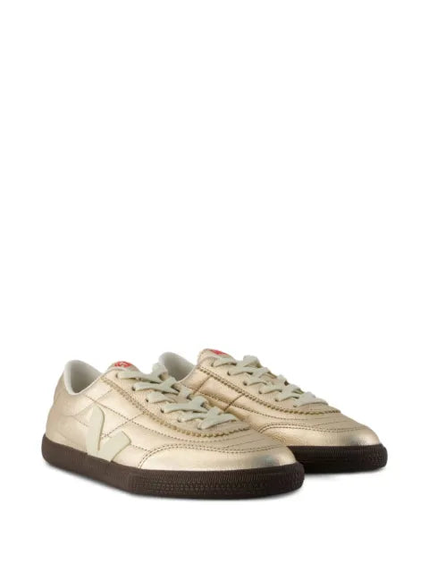 VEJA Panenka round-toe metallic sneakers