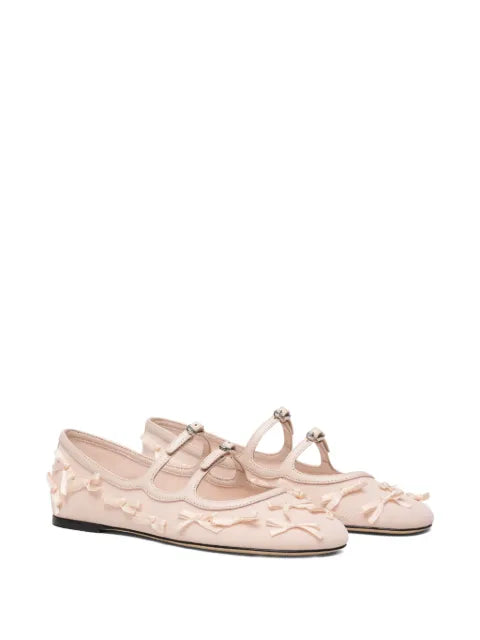 Marc Jacobs the bow mesh Kiki ballet flats