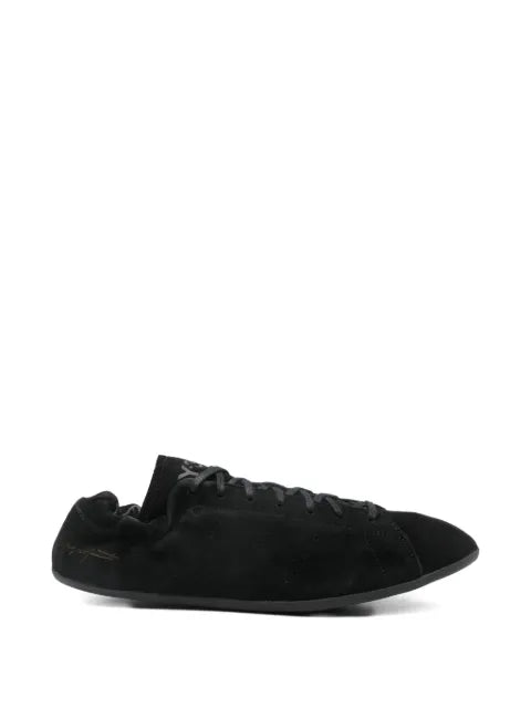 Y-3 lace-up leather sneakers