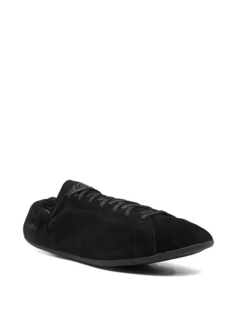 Y-3 lace-up leather sneakers