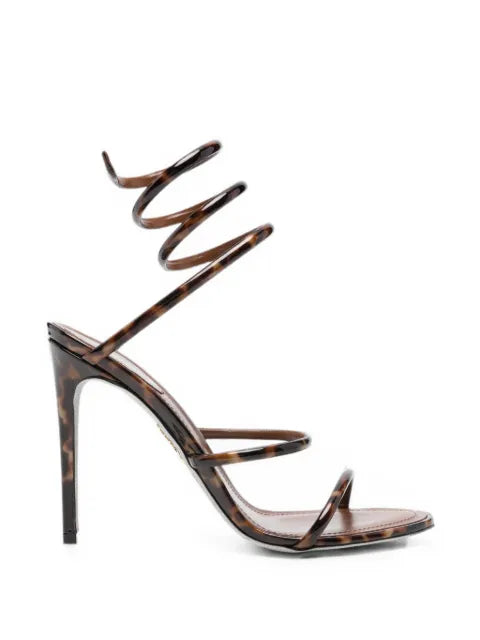 René Caovilla Cleo tortoiseshell-effect sandals