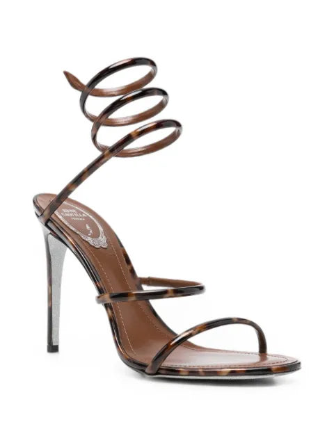 René Caovilla Cleo tortoiseshell-effect sandals