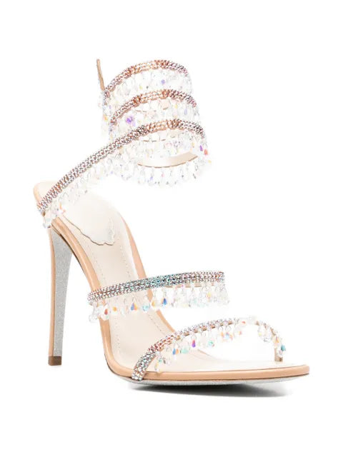 René Caovilla Chandelier crystal-embellished sandals
