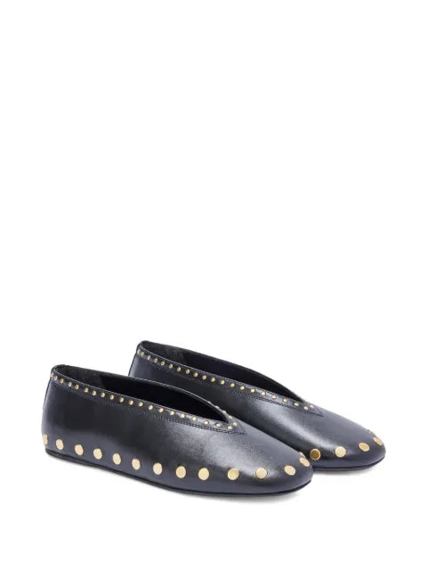 GANNI Jenny ballerinas in black