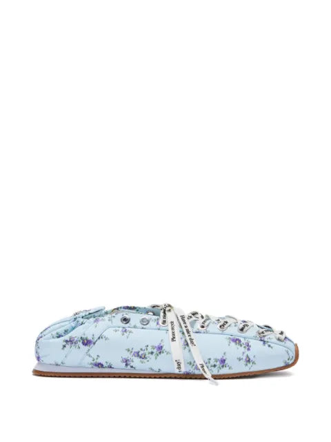 GANNI floral print sneakers