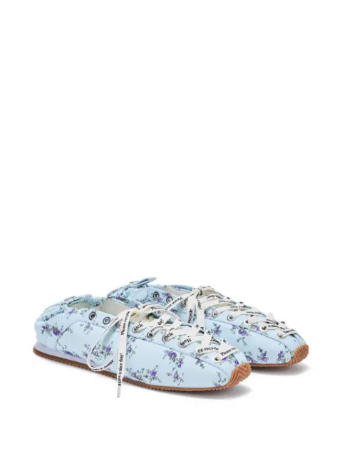 GANNI floral print sneakers