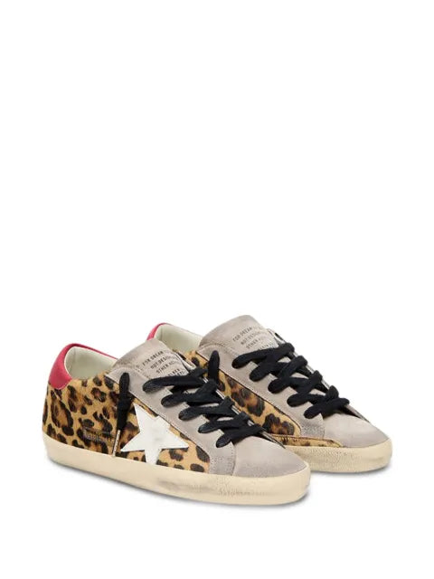 Golden Goose Super-Star leopard-print sneakers