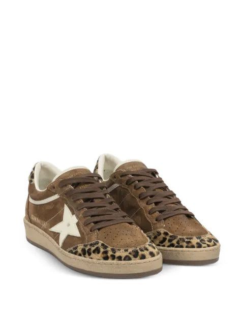 Golden Goose Ball Star leopard-print sneakers