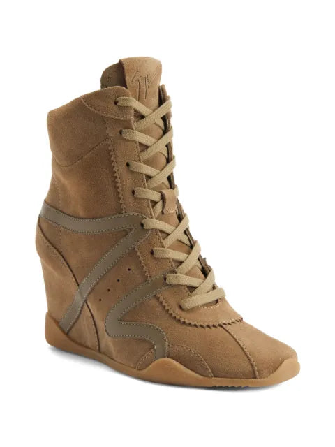 Giuseppe Zanotti Top Wedge suede ankle boots