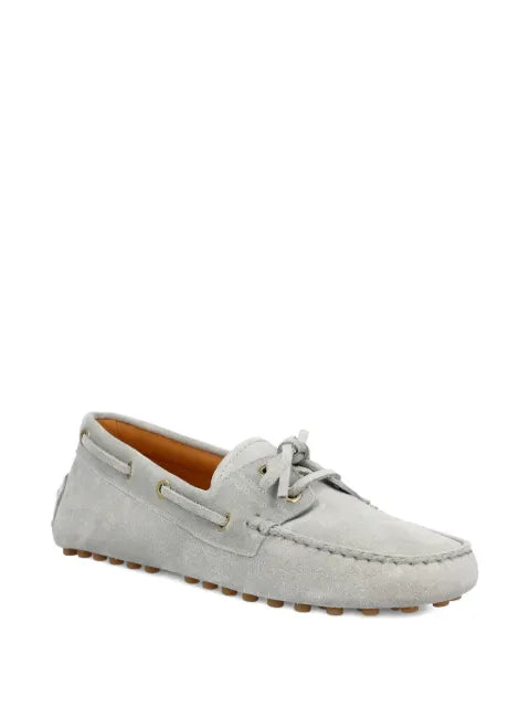 Tod's tie detail flat loafers