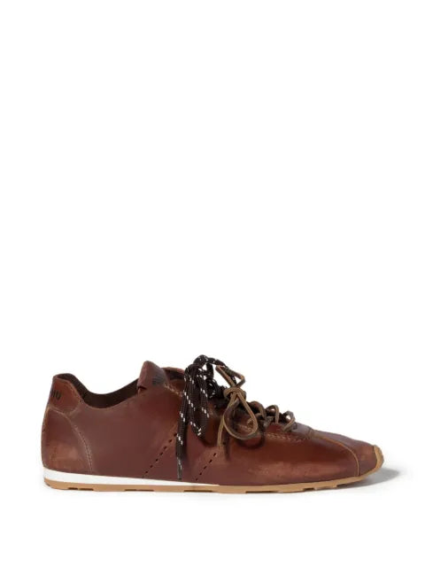 Miu Miu Plume leather sneakers