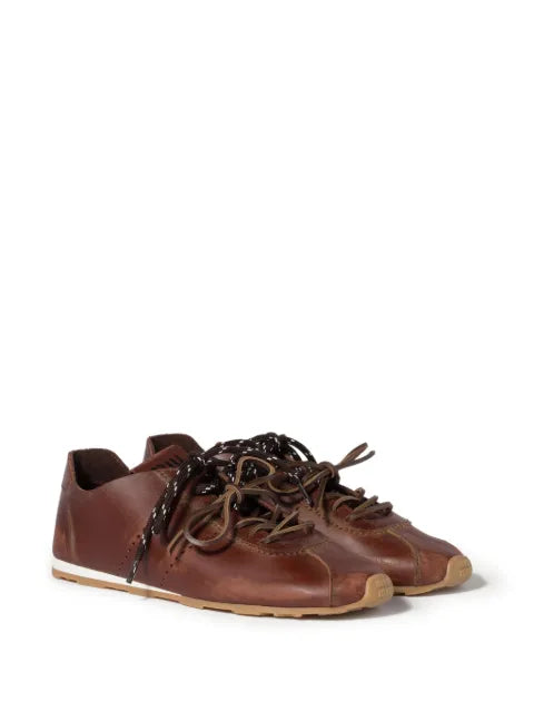 Miu Miu Plume leather sneakers