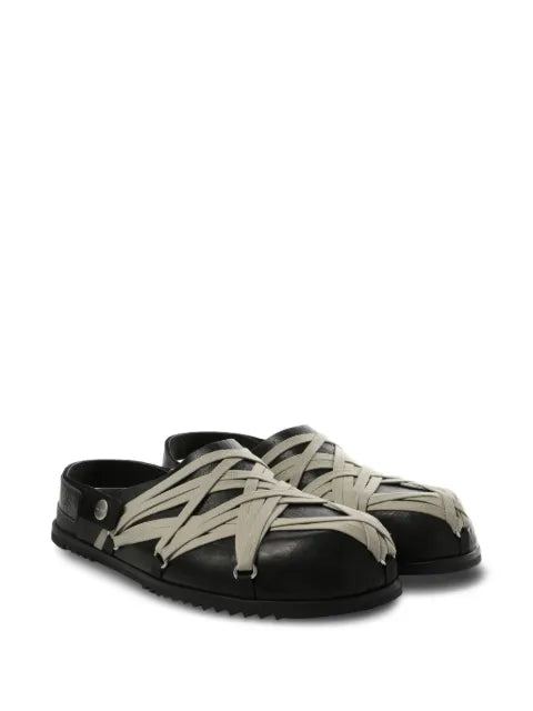 Rick Owens Megalace leather mules