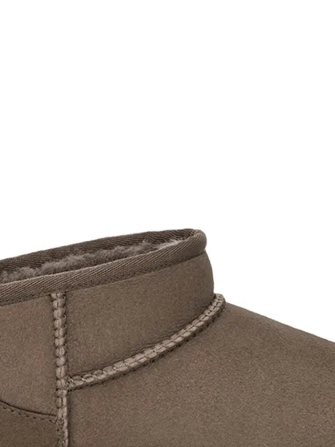 UGG Classic Ultra Mini round-toe logo ankle boots