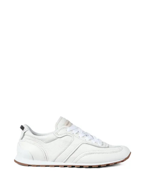 Brunello Cucinelli grained leather sneakers