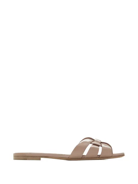 Saint Laurent Tribute mules in patent leather