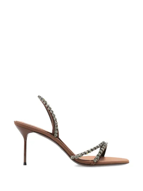 Paris Texas diamond strap sandals